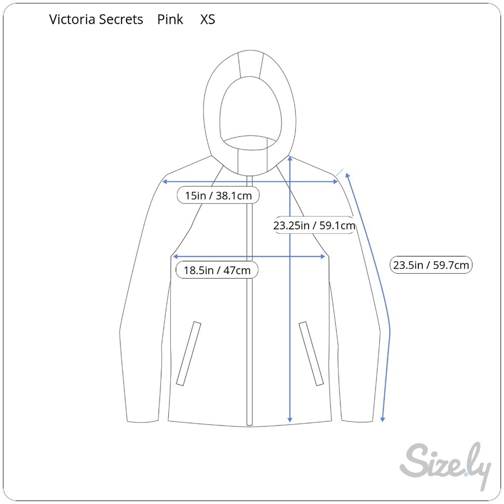 Victoria Secrets Pink Tropical Full Zip Hoodie (A2) - Picture 6 of 6